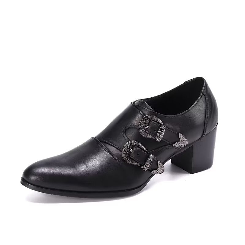 Formelle Sko Herre Monkstrap Dress - Svart