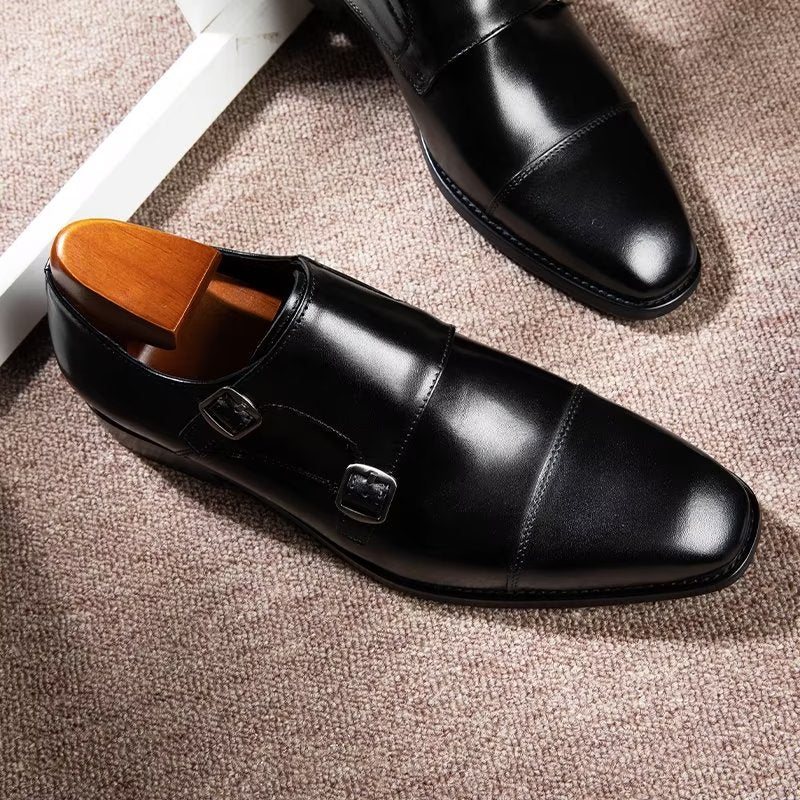 Formelle Sko Herre Monkstrap Dress - Svart