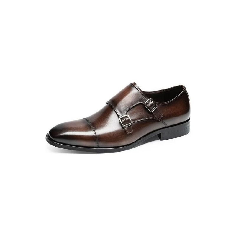 Formelle Sko Herre Monkstrap Dress - Kaffe