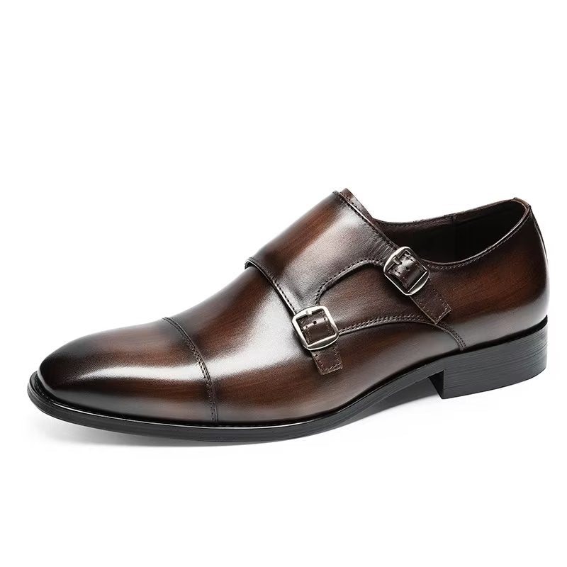 Formelle Sko Herre Monkstrap Dress - Kaffe