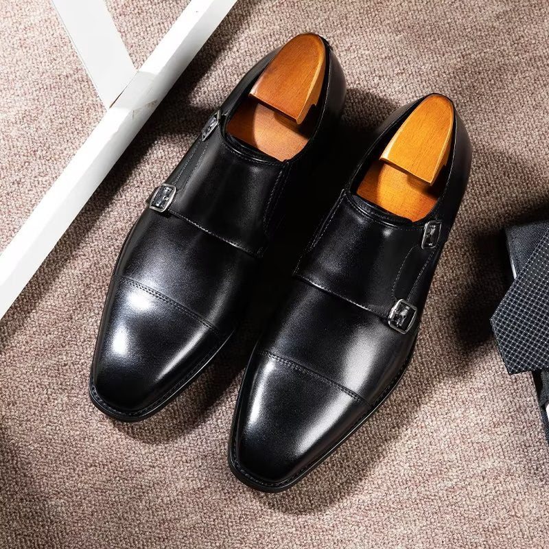 Formelle Sko Herre Monkstrap Dress - Svart