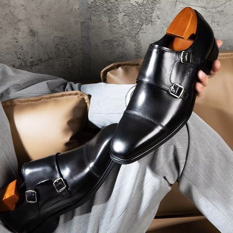 Formelle Sko Herre Monkstrap Dress - Svart