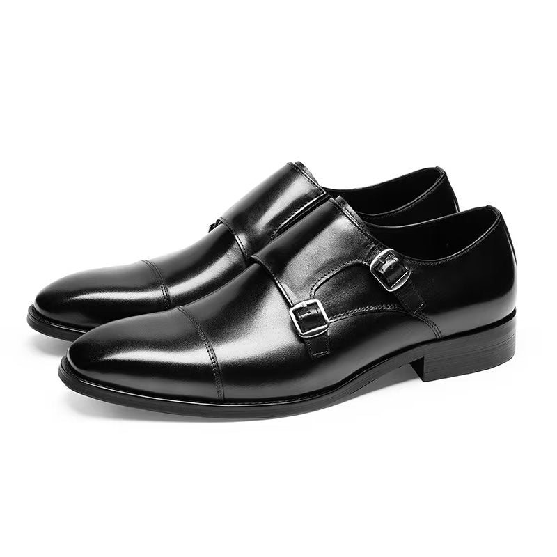 Formelle Sko Herre Monkstrap Dress - Svart