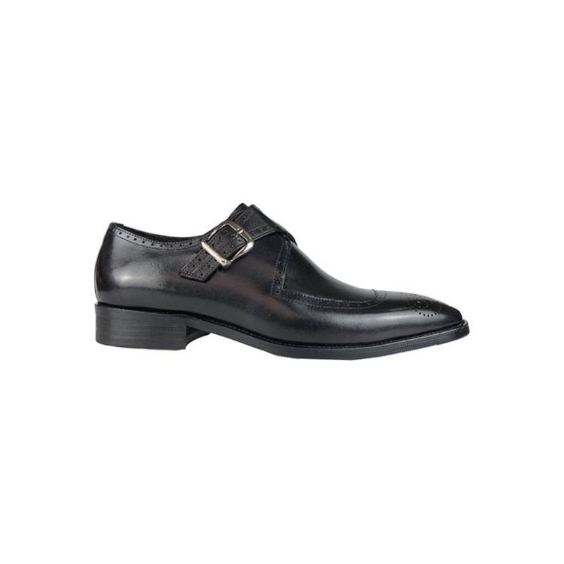 Formelle Sko Herre Wingtip Oxford Dress Utsøkt Eleganse - Sort