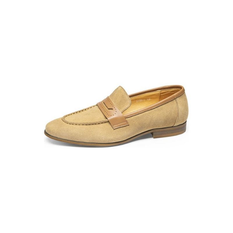 Fritidssko Herre Elegant Skinn-slip-on Business Loafers