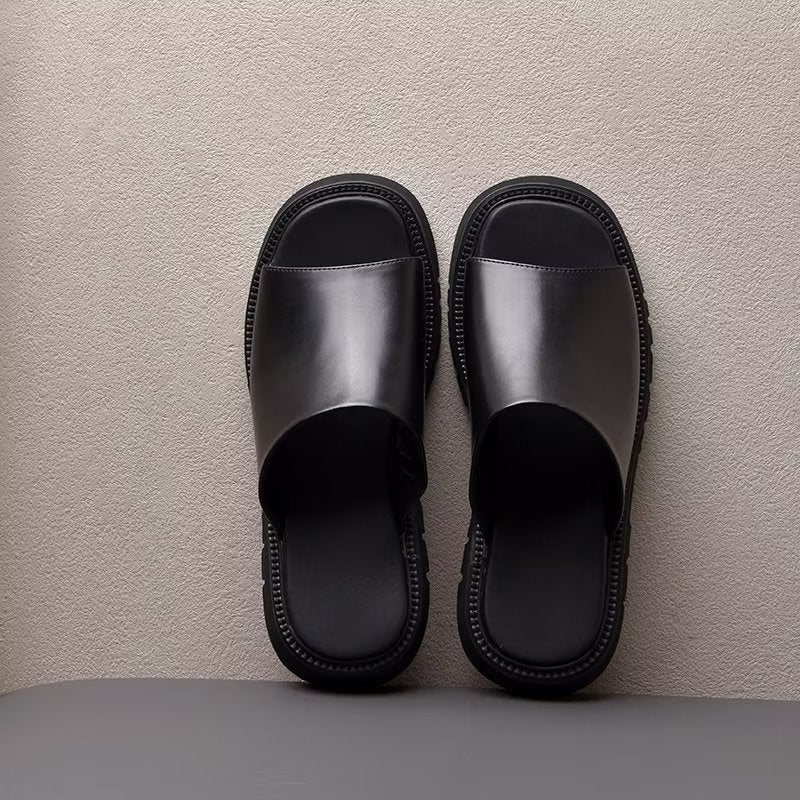 Fritidssko Herre Elegante Slip-ons - Svart