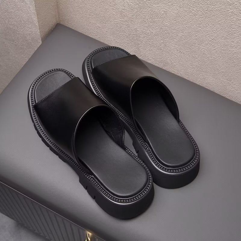 Fritidssko Herre Elegante Slip-ons - Svart