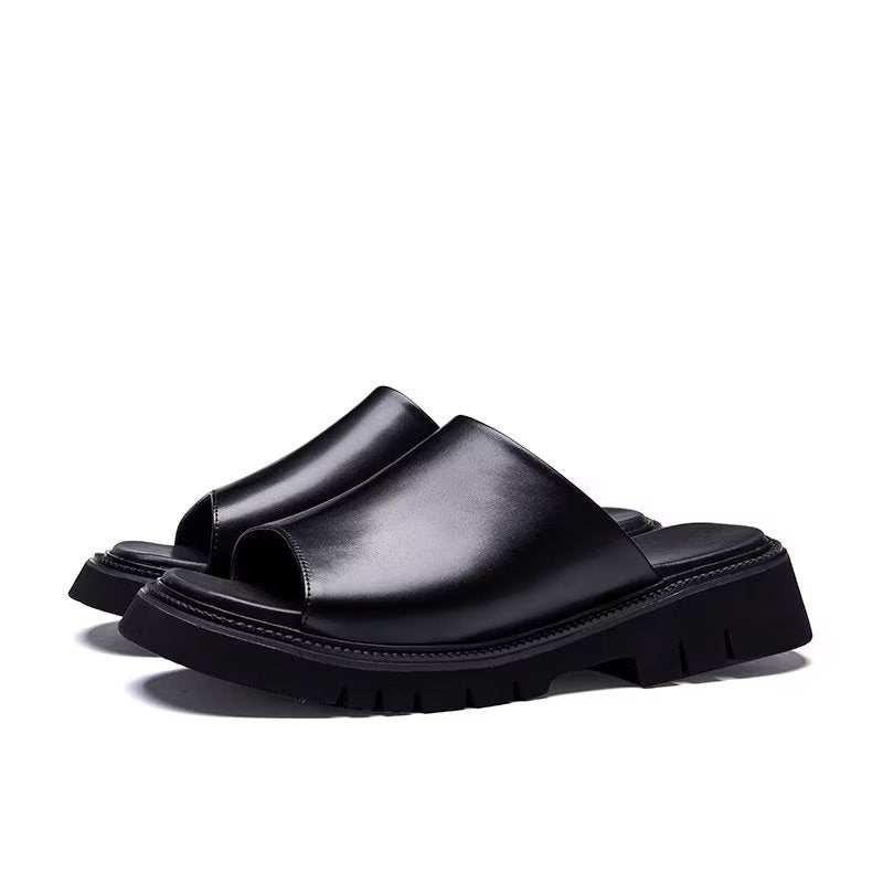 Fritidssko Herre Elegante Slip-ons - Svart