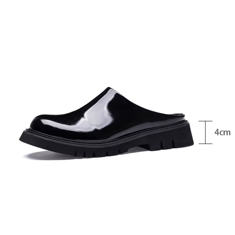 Fritidssko Herre Slip On Casual Sko - Svart