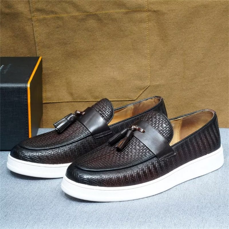 Fritidssko Herre Slip-on Elegance - Kaffe