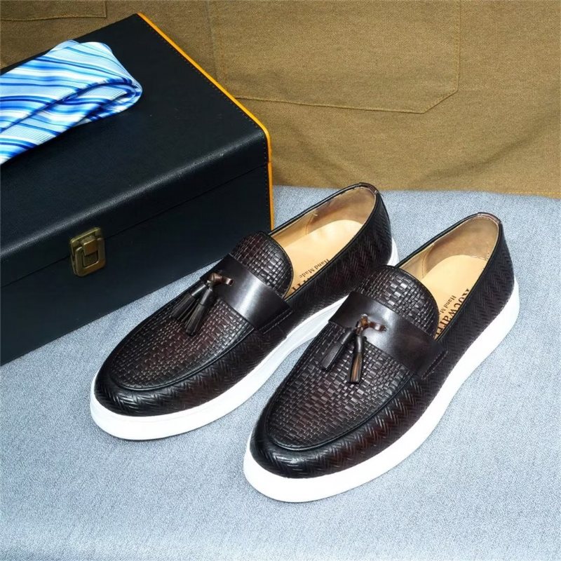 Fritidssko Herre Slip-on Elegance - Kaffe