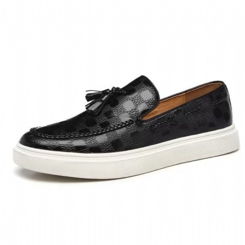 Fritidssko Herre Slip-on Platform Dusksko - Svart