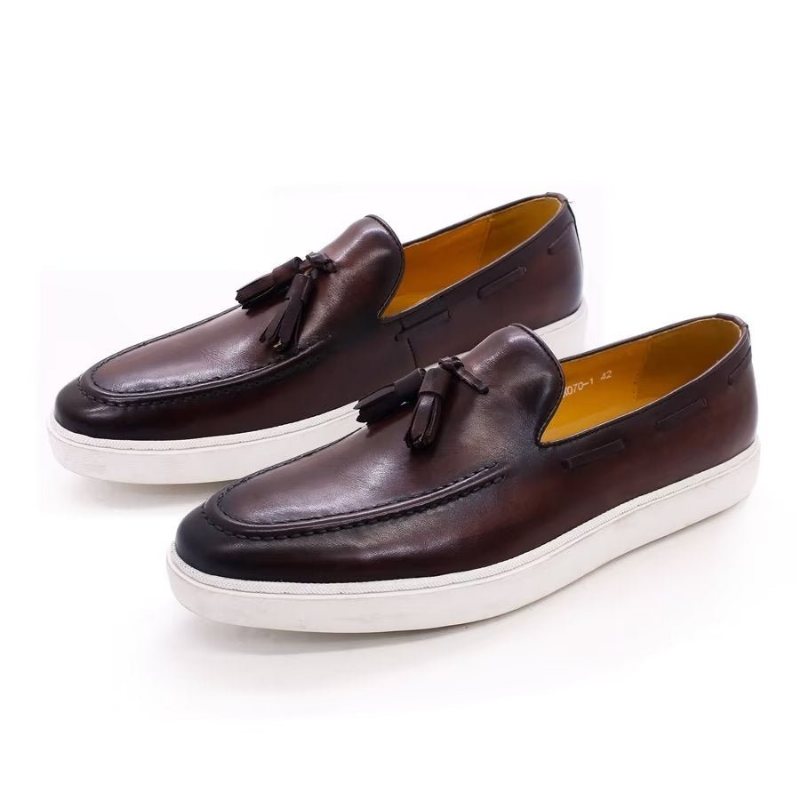 Fritidssko Herre Slip-ons - Kaffe