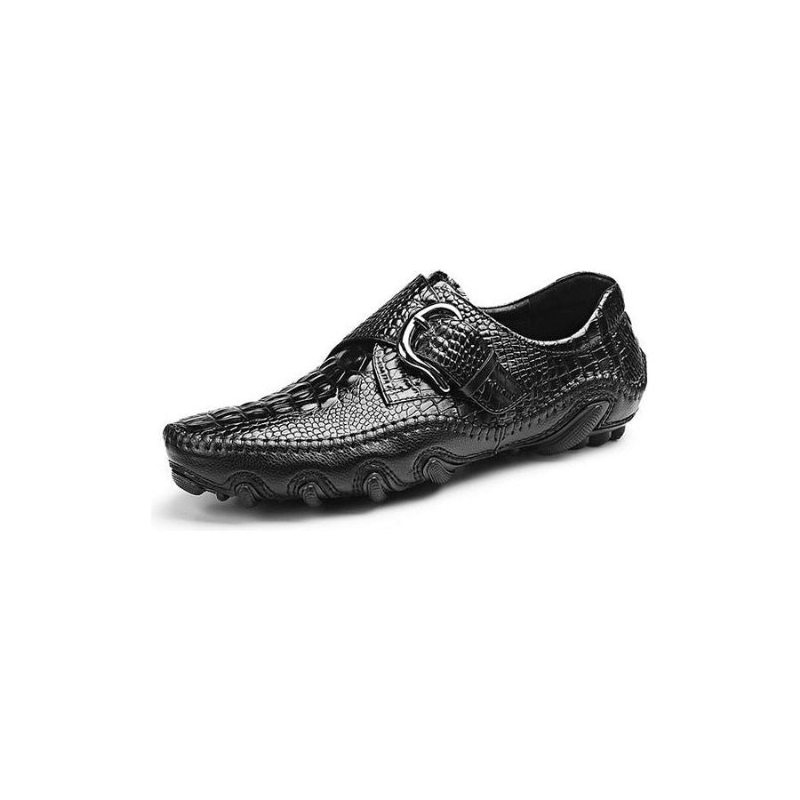 Herre Fritidssko Luksus Alligator Texture Penny Loafers