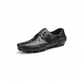 Herre Fritidssko Luksus Alligator Texture Penny Loafers