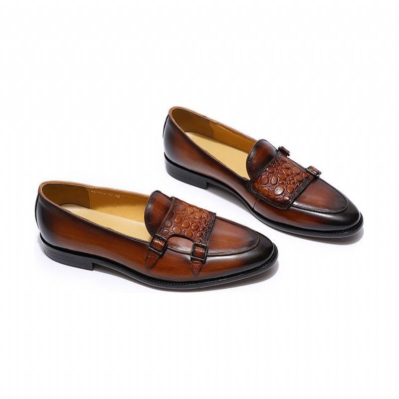 Herre Loafers Eksotiske Slip-on - Kaffe