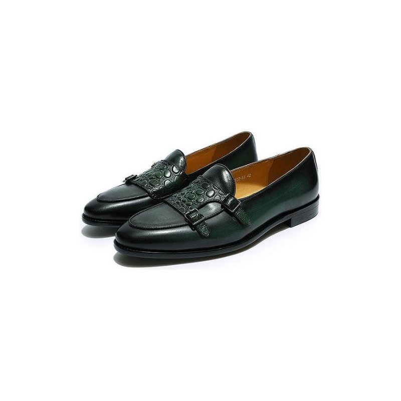 Herre Loafers Eksotiske Slip-on - Sort