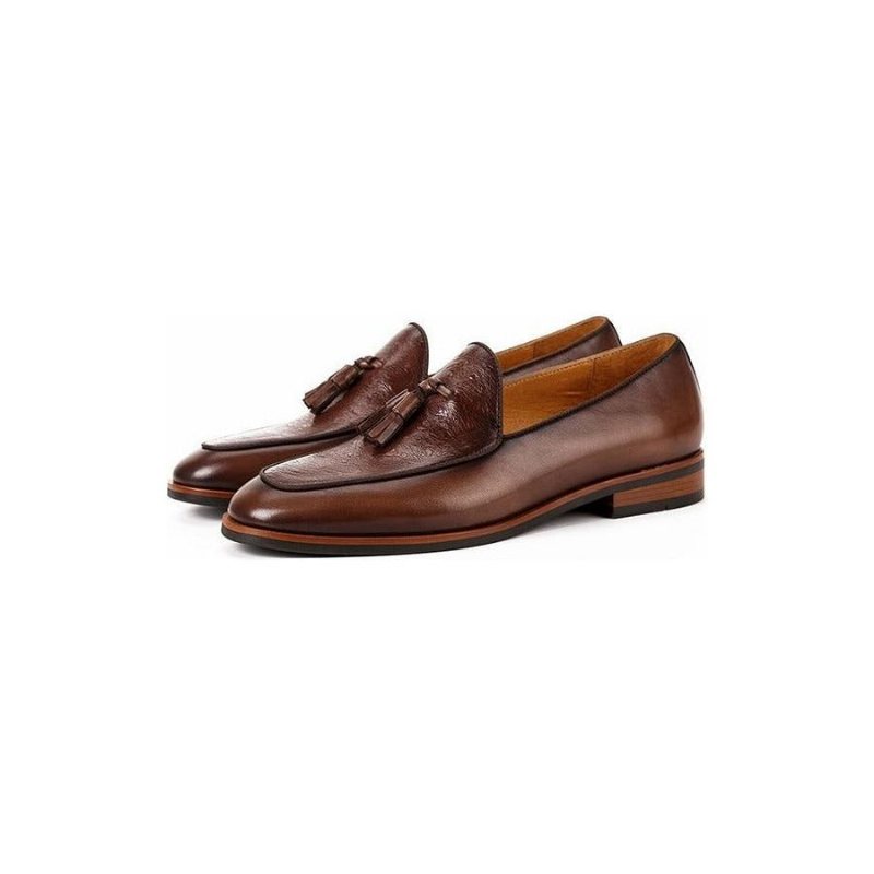 Herre Loafers Eksotiske Slip-on - Kaffe