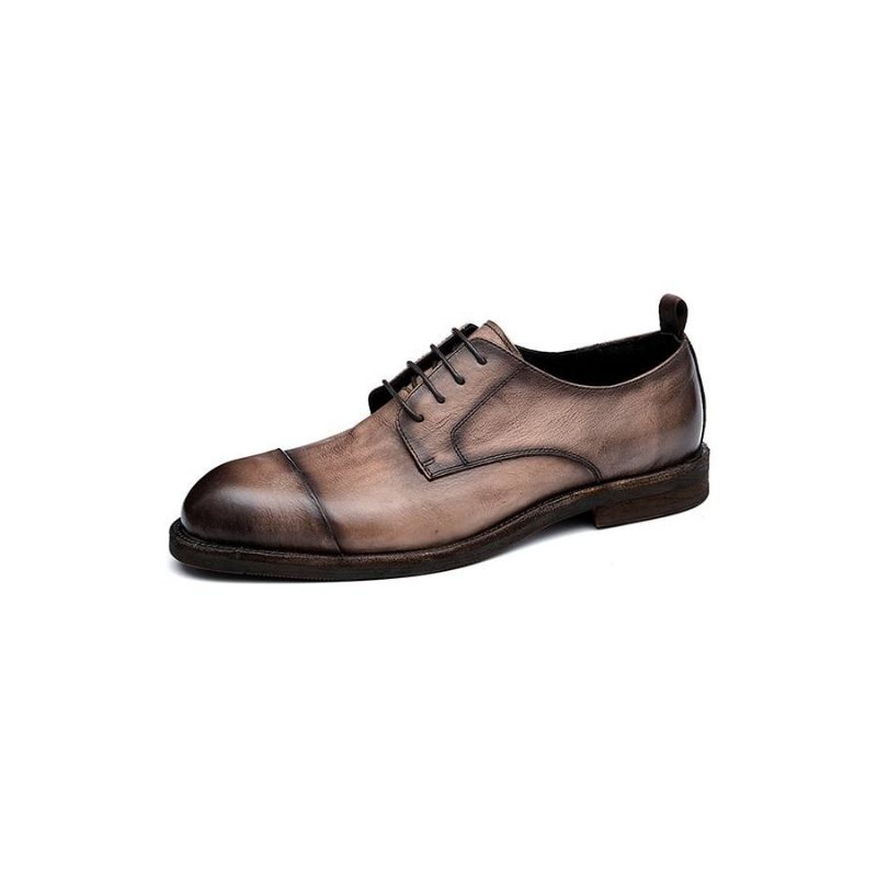 Herre Loafers Elegante Derby Sko - Kamel