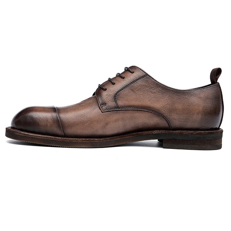 Herre Loafers Elegante Derby Sko - Kamel