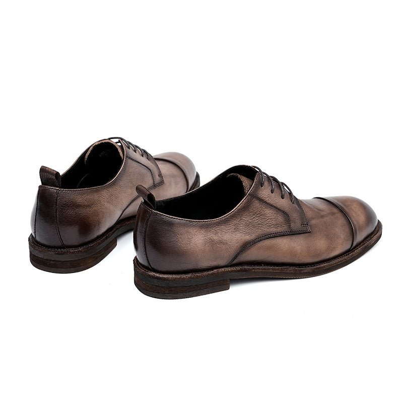 Herre Loafers Elegante Derby Sko - Kamel