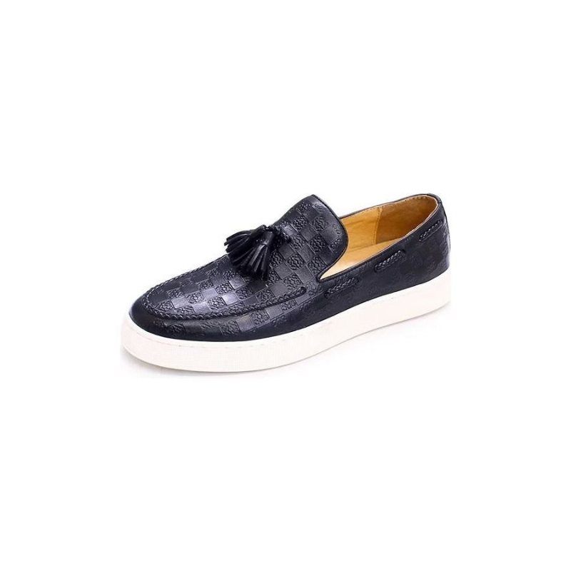 Herre Loafers Elegante Slip-on Sko - Svart