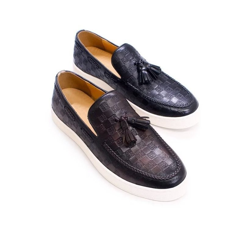 Herre Loafers Elegante Slip-on Sko - Svart