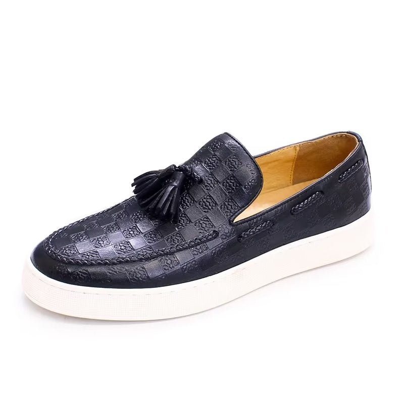 Herre Loafers Elegante Slip-on Sko - Svart