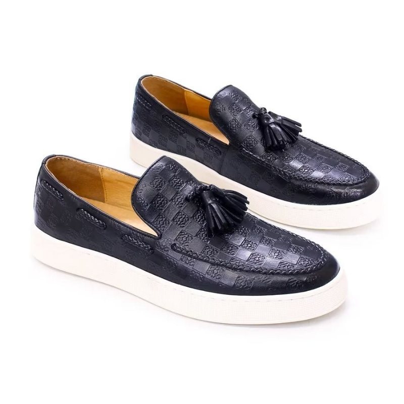 Herre Loafers Elegante Slip-on Sko - Svart