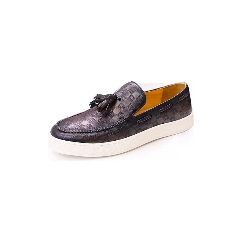 Herre Loafers Elegante Slip-on Sko - Kaffe