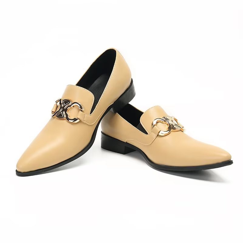 Herre Loafers Fet Slip-on Classy - Beige