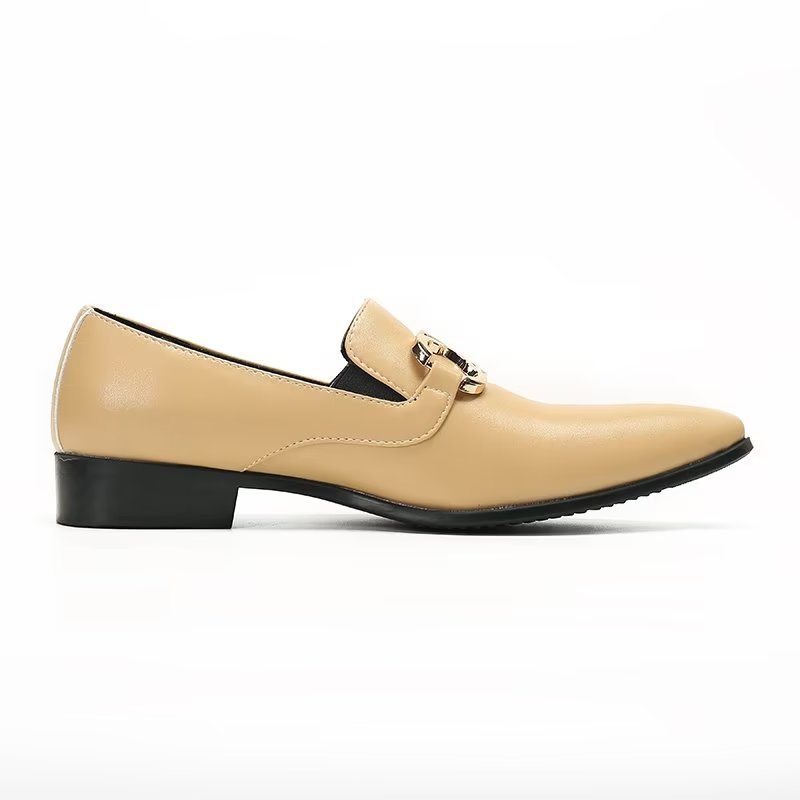 Herre Loafers Fet Slip-on Classy - Beige