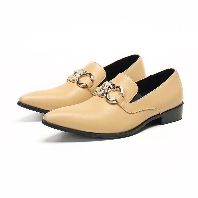 Herre Loafers Fet Slip-on Classy - Beige