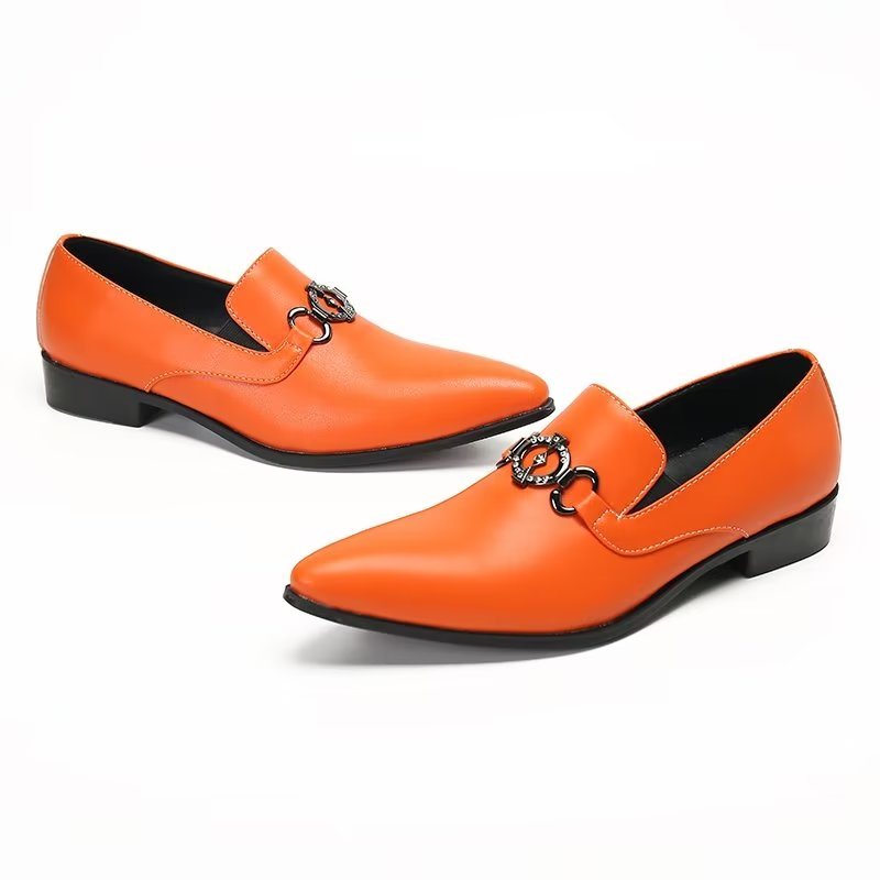 Herre Loafers Fet Slip-on Classy - Oransje