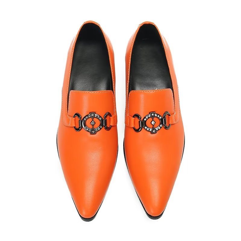 Herre Loafers Fet Slip-on Classy - Oransje