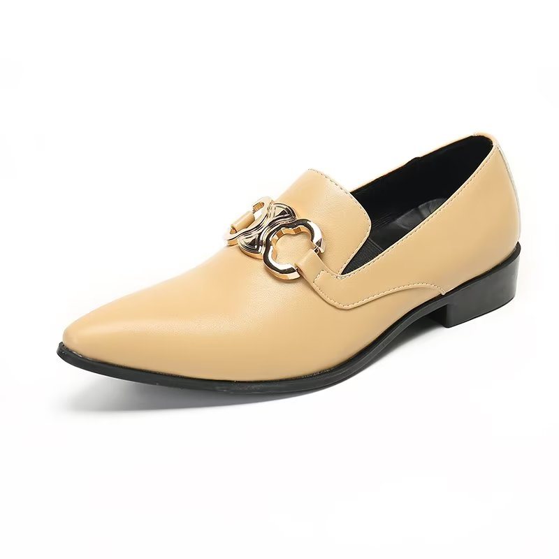 Herre Loafers Fet Slip-on Classy - Beige