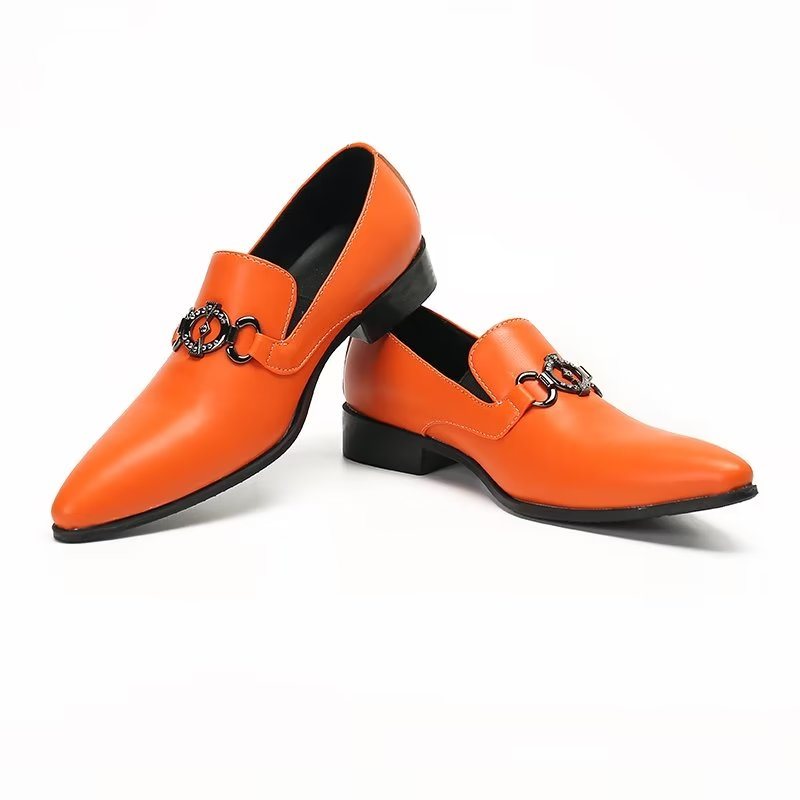 Herre Loafers Fet Slip-on Classy - Oransje