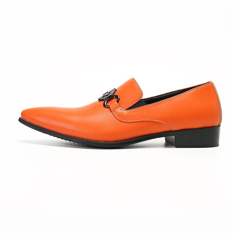 Herre Loafers Fet Slip-on Classy - Oransje