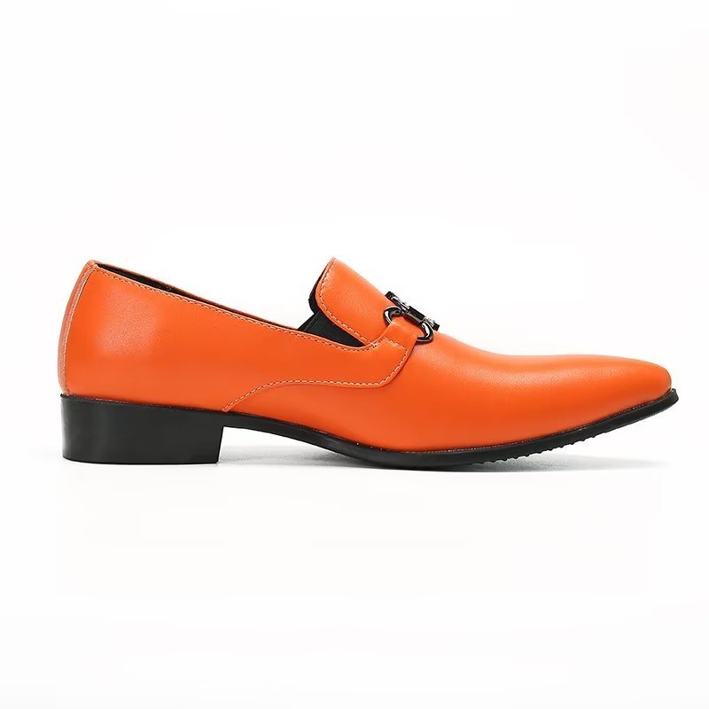 Herre Loafers Fet Slip-on Classy - Oransje