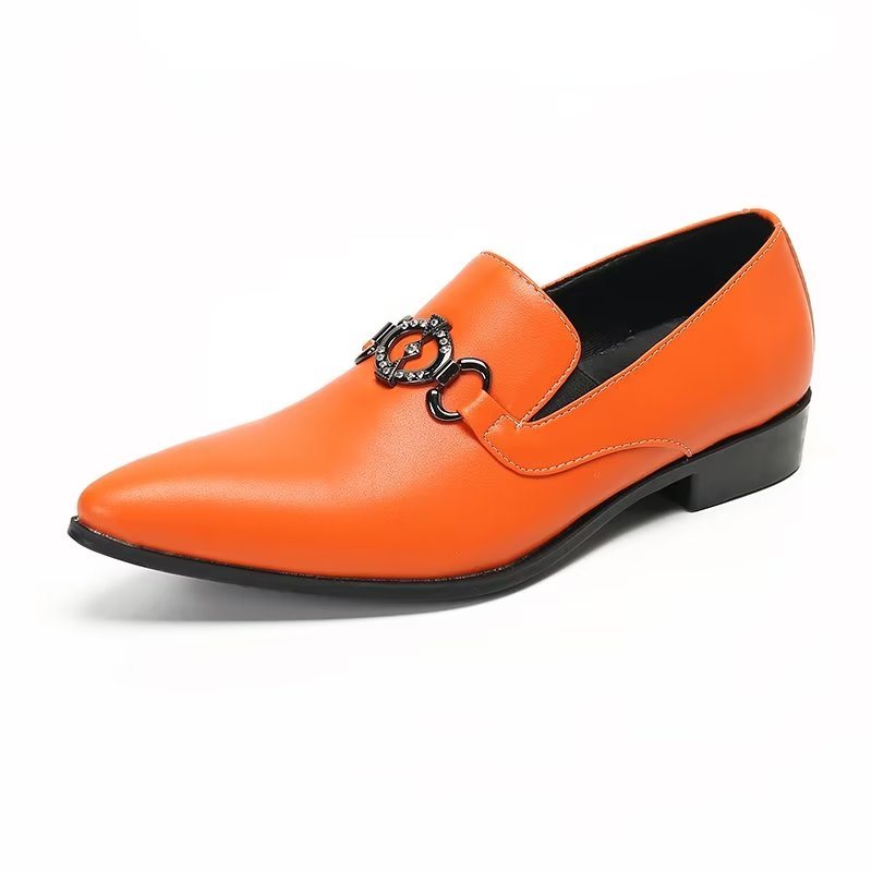 Herre Loafers Fet Slip-on Classy - Oransje