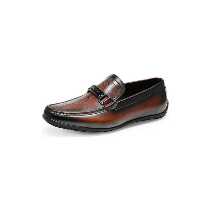 Herre Loafers Luksus Eksotiske Vanntett Slip-on - Rød