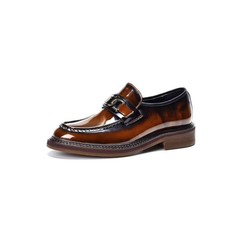 Herre Loafers Luksus Skinn Slip-on Sko - Kaffe