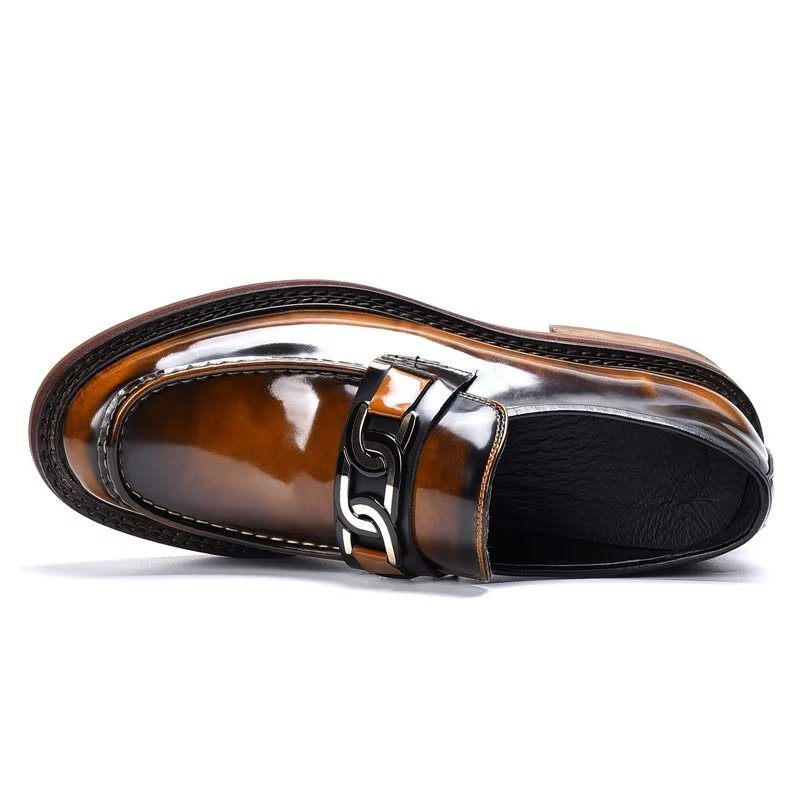 Herre Loafers Luksus Skinn Slip-on Sko - Kaffe