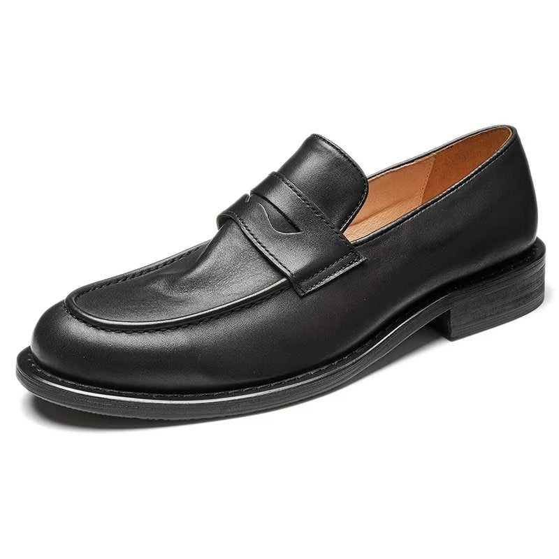 Herre Loafers Modish Slip On Penny - Sort