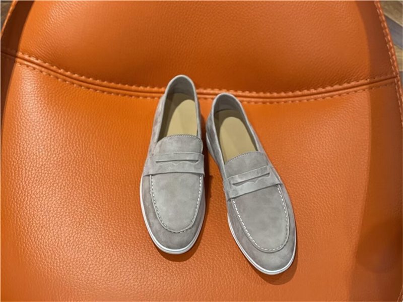 Herre Loafers Premium Skinn - Kaffe