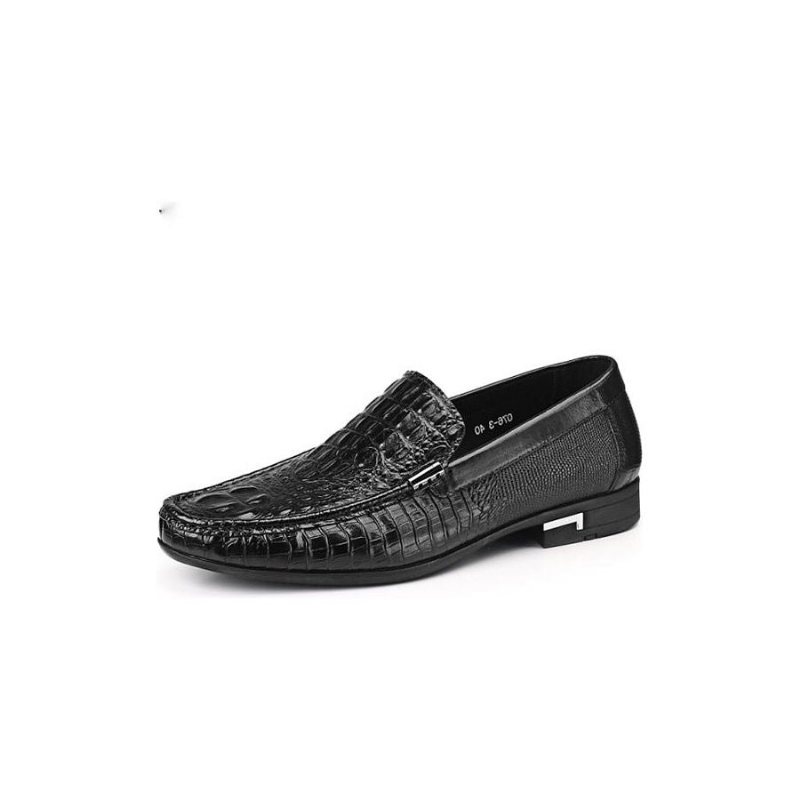 Herre Loafers Vanntette Slip-on Loafer Sko - Svart