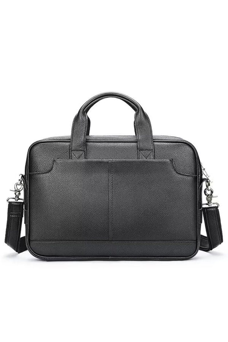 Herre Skuldervesker Distinguished Gentleman Leather Bag - Svart1