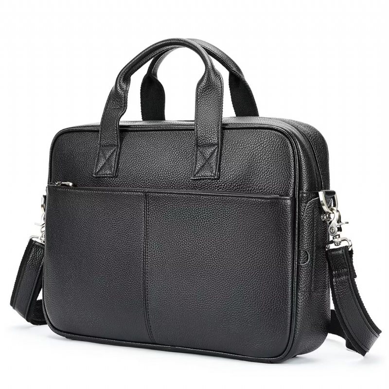 Herre Skuldervesker Distinguished Gentleman Leather Bag - Svart1