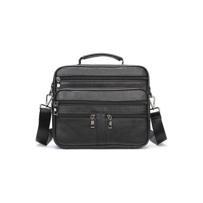 Herre Skuldervesker Glidelås Satchel Crossbody Messenger-veske