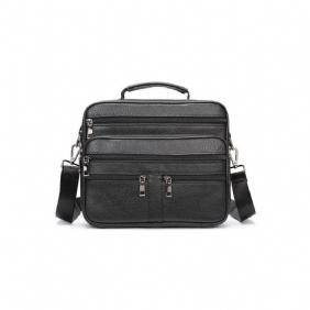 Herre Skuldervesker Glidelås Satchel Crossbody Messenger-veske